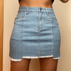 Jean Mini Skirt